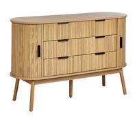 Beliani 6 Drawer Chest Selah Brown