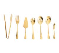 Beliani 7 Piece Kitchen Utensil Set Ziti Gold