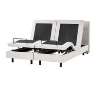 Adjustable Bed Fabric VICEROY 160 x 200 cm (EU King Size) Light Beige