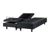 Adjustable Bed without Headboard Fabric DUKE 160 x 200 cm (EU King Size) Dark Grey