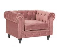 Armchair CHESTERFIELD Velvet Pink