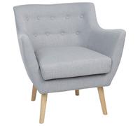Armchair DRAMMEN Fabric Light Grey