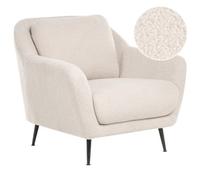 Beliani Armchair Eiby Boucle Beige