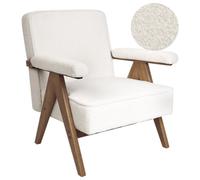 Beliani Armchair Evje Boucle Off-White