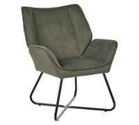 Armchair GRESSELA Velvet Dark Green