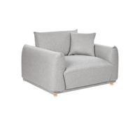 Armchair JUBEK Fabric Light Grey