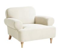 Beliani Armchair KIBERG Fabric Light Beige