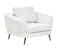Beliani Armchair Kjaer Fabric Off-White