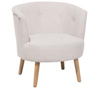 Beliani Armchair Odenzen Fabric Off-White