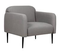 Beliani Armchair Stouby Linen Grey