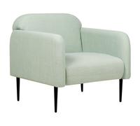 Beliani Armchair Stouby Linen Light Green