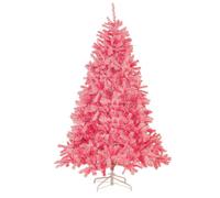 Beliani Artificial Christmas Tree Farnham 210 Cm Pink