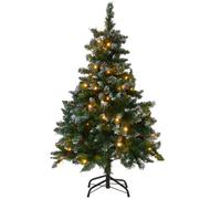Beliani Artificial Christmas Tree Led Palomar 120 Cm Dark Green