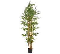 Beliani Artificial Plant BAMBOO 220 cm Green, Green