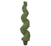 Beliani Artificial Plant Buxus Spiral Tree 158 Cm Green