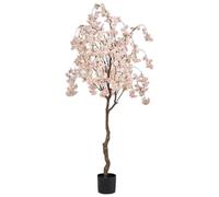 Beliani Artificial Plant Cherry Tree 190 Cm Pink