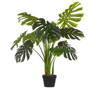 Beliani Artificial Plant Monstera Plant 113 Cm Green