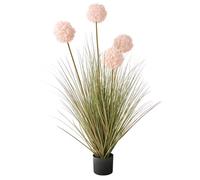 Beliani Artificial Plant Snowball Bush 120 Cm Pink