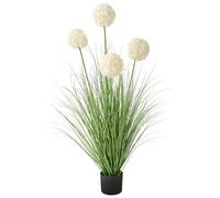 Beliani Artificial Plant Snowball Bush 120 Cm White