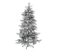 Beliani Artificial Snowy Christmas Tree Tomichi 180 Cm White