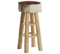 Bar Chair WALTON Leather Brown