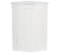 Beliani Basket Badulla Bamboo Wood White 57 L