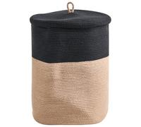 Beliani Basket Silopi Cotton Black/ Beige