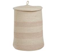 Beliani Basket Silopi Cotton Light Beige