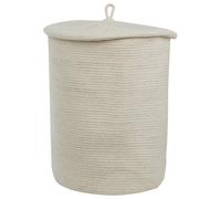 Beliani Basket Silopi Cotton Off-White