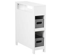 Beliani Bathroom Cabinet Cachi 20 Cm White
