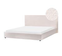 Bed Boucle LAVAUR 180 x 200 cm (EU Super King) Off-White