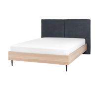 Bed Fabric IZERNORE 140 x 200 cm (EU Double) Dark Grey