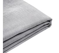 Beliani Bed Frame Cover Fitou 120 X 200 Cm Light Grey