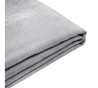 Beliani Bed Frame Cover Fitou 180 X 200 Cm Light Grey