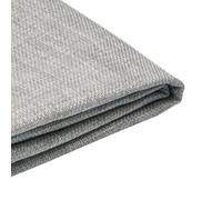Beliani Bed Frame Cover Fitou 90 X 200 Cm Light Grey