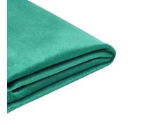Beliani Bed Frame Cover Velvet Fitou 90 X 200 Cm Dark Green