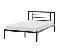 Bed Metal CUSSET 120 x 200 cm (EU Small Double) Black