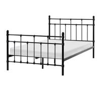 Bed Metal LYNX 120 x 200 cm (EU Small Double) Black