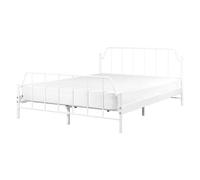 Bed Metal MAURESSAC 140 x 200 cm (EU Double) White