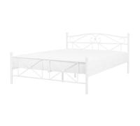 Bed Metal RODEZ 160 x 200 cm (EU King Size) White