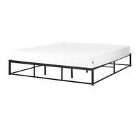 Beliani Bed Metal Viry 180 X 200 Cm (Eu Super King) Black