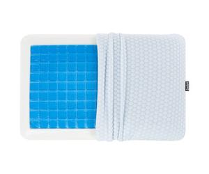 Beliani Bed Pillow Emin High Memory Foam 40 X 60 Cm White