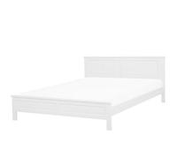 Bed Pine Wood OLIVET 180 x 200 cm (EU Super King) White