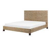 Bed Rattan SALBRIS 180 x 200 cm (EU Super King) Natural