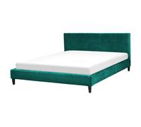 Bed Velvet FITOU 160 x 200 cm (EU King Size) Dark Green