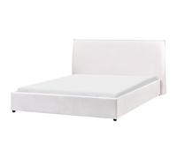 Bed Velvet LAVAUR 160 x 200 cm (EU King Size) Off-White