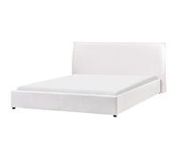 Bed Velvet LAVAUR 180 x 200 cm (EU Super King) Off-White
