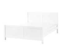 Bed Wood CHAMPAGNAT 160 x 200 cm (EU King Size) White