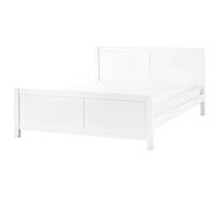 Bed Wood CHAMPAGNAT 180 x 200 cm (EU Super King) White
