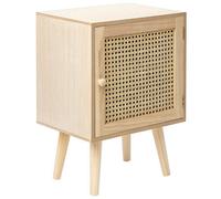 Beliani Bedside Table ALMO Light Paulownia